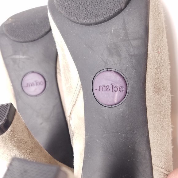 Me Too booties sandal "LASER tan suede‎ 6.5M - Picture 6 of 8